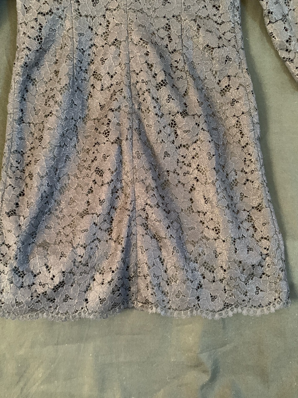 Lilly Pulitzer Black Lace Shift Dress w/Satin Trim & Bow Detail - Size 10 - Picture 10 of 16